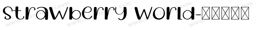 Strawberry World字体转换